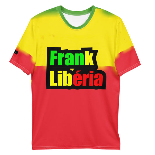Men's T-shirt Frank Libéria| jamaican color.