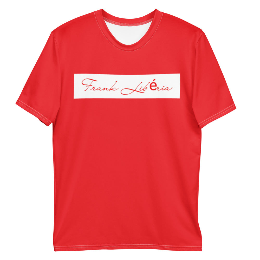 Men's T-shirt - Men's Red t-shirt Frank Libéria