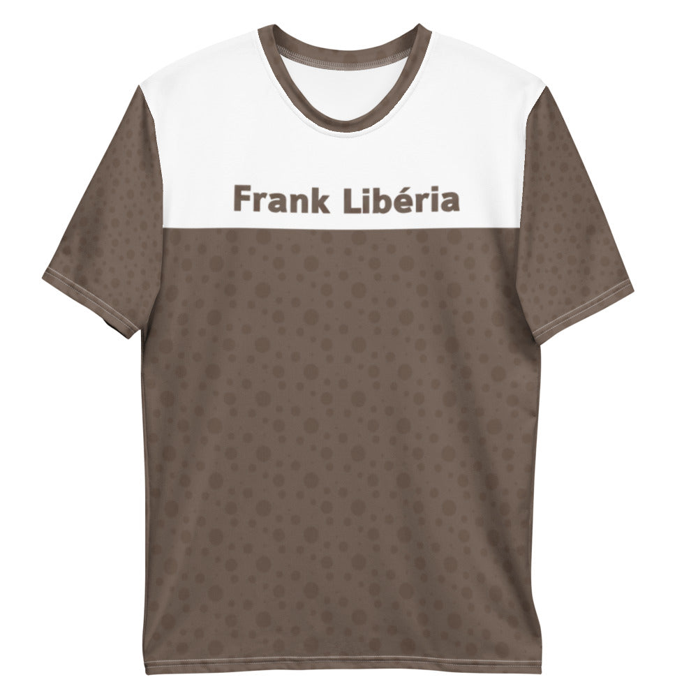 Men's T-shirt Frank Libéria brown