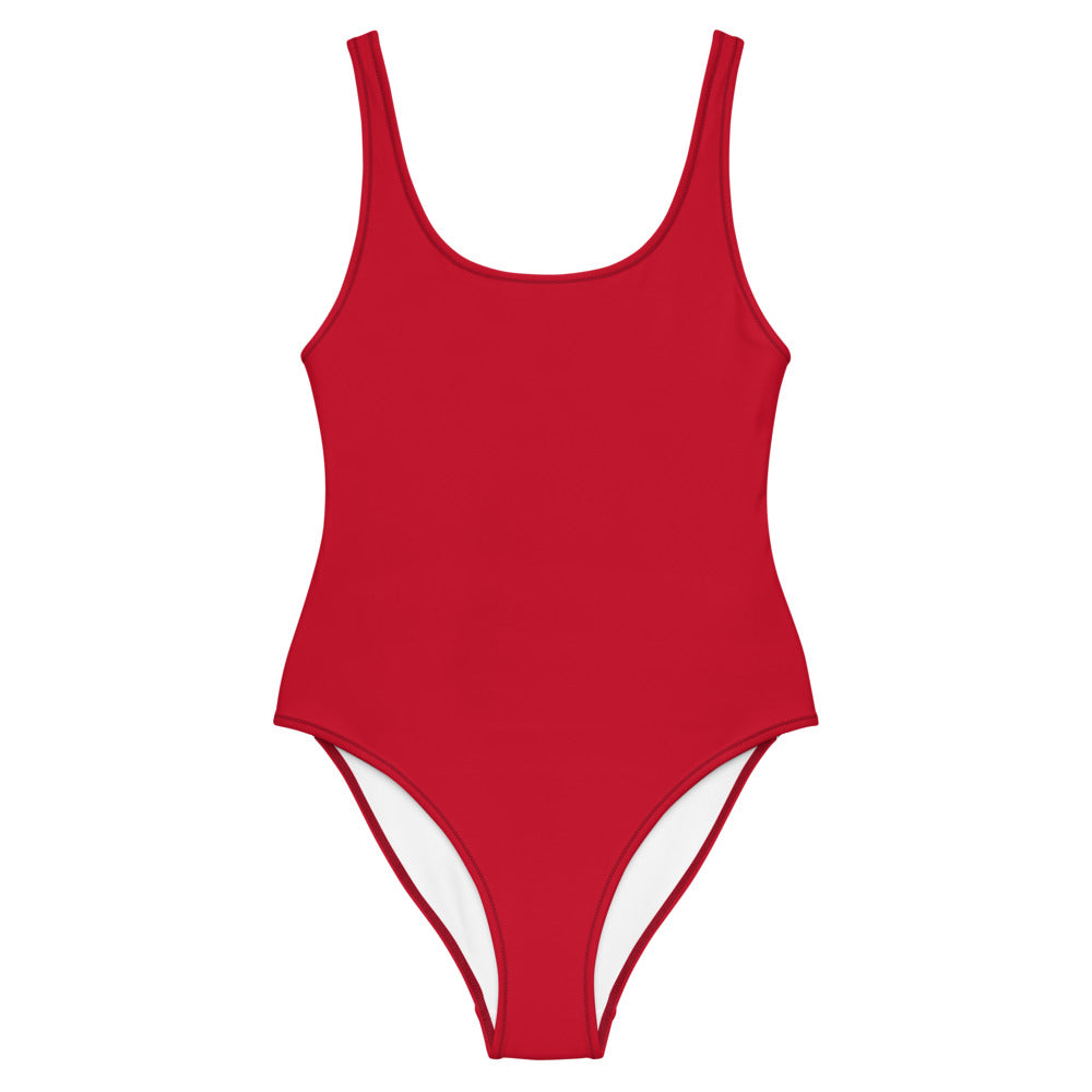 Swimsuit: One-Piece red Swimsuit Frank Libéria