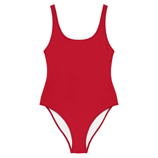 Swimsuit: One-Piece red Swimsuit Frank Libéria