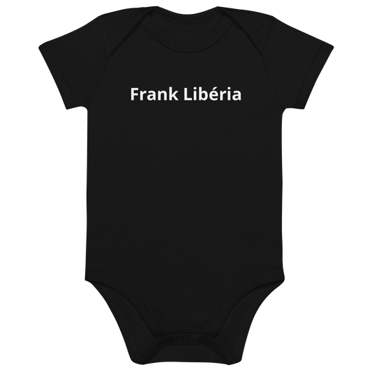 Organic cotton baby bodysuit Frank Libéria