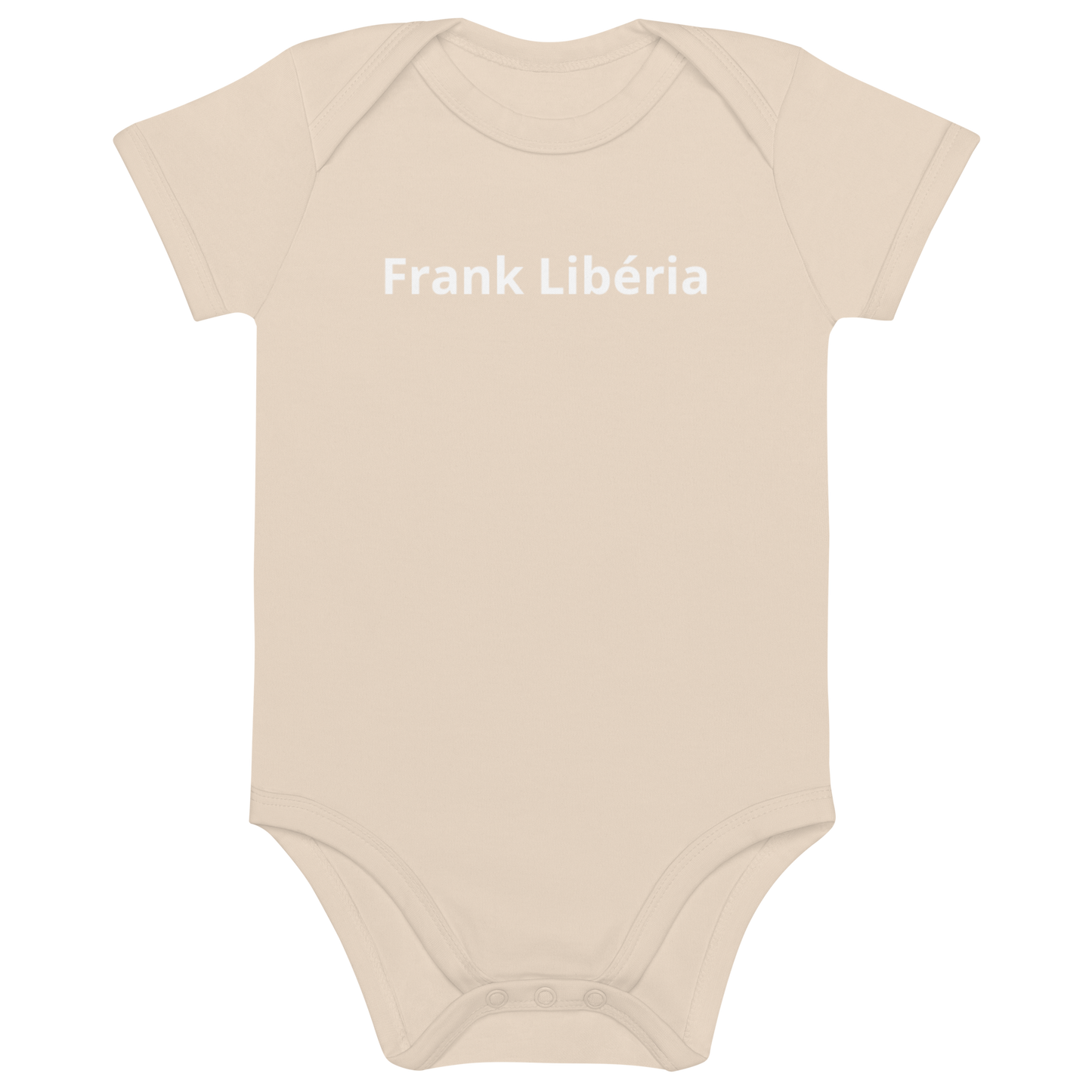 Organic cotton baby bodysuit Frank Libéria